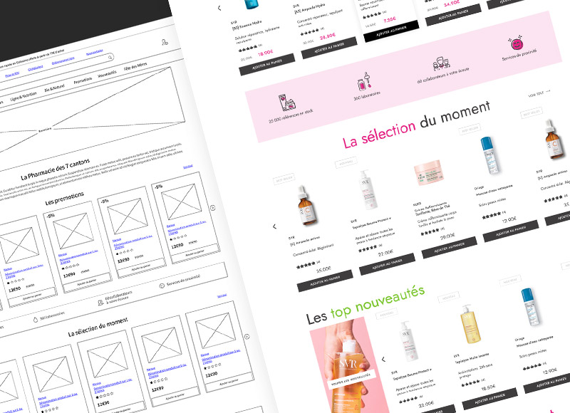 floh-design UI UX Design e-commerce pharmacie